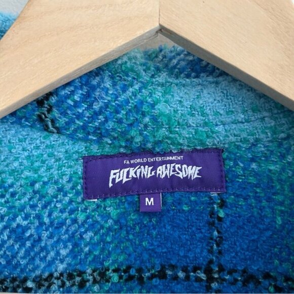 Fucking Awesome Heavy Plaid Flannel Overshirt - Picture 5 of 10